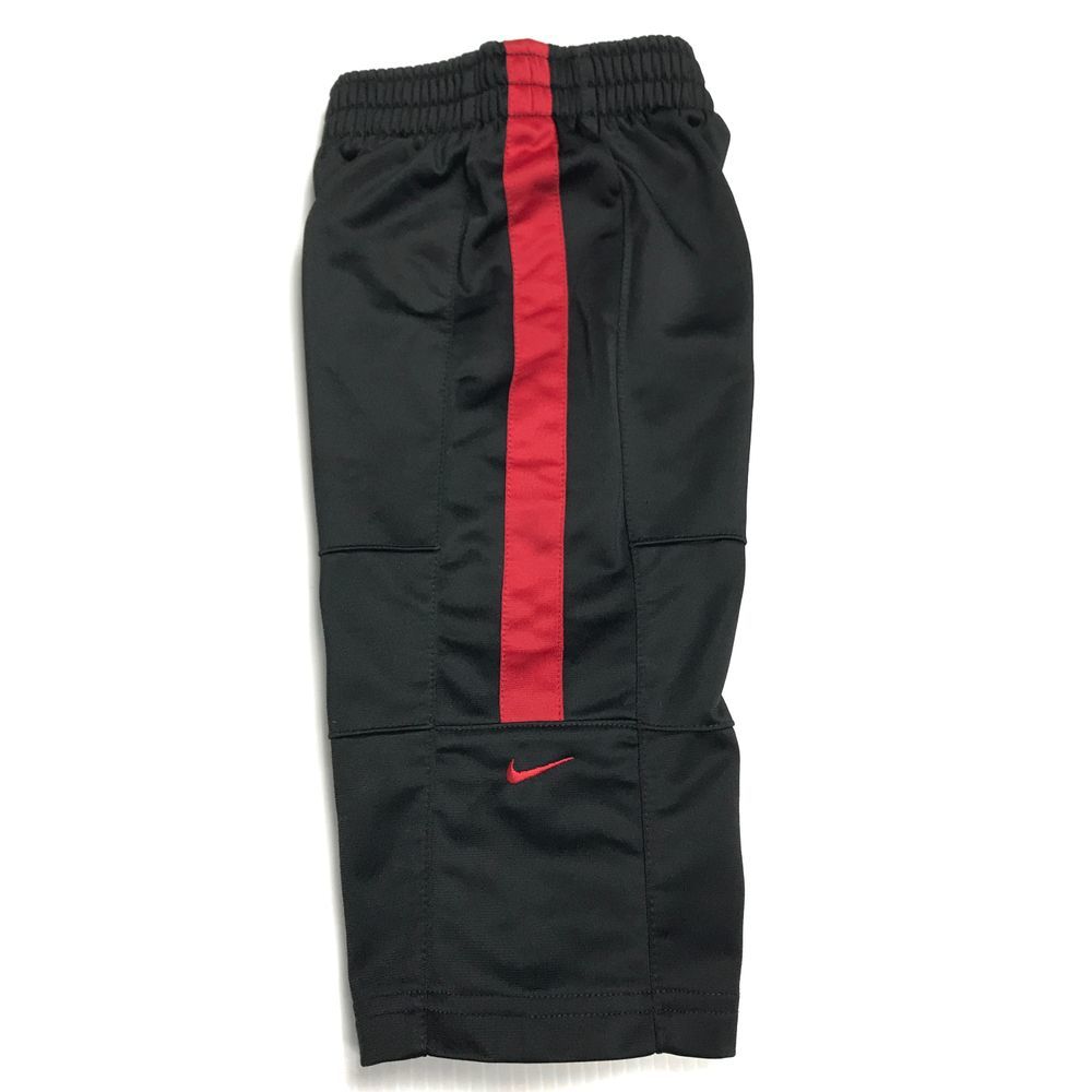 ♠️ Nike Joggers Track Warmup Red Black Pants 12M